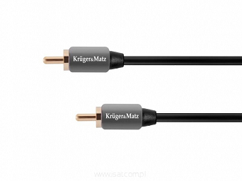 Przewód audio Kruger&Matz S/PDIF 1xRCA - 1xRCA o długości 0,5m