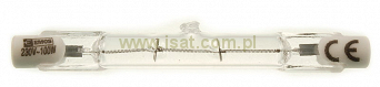 Żarnik liniowy halogenowy J-78mm 150W