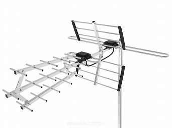 Antena zewnętrzna kierunkowa DVB-T ATD27S VHF/UHF combo pasywna filtr LTE