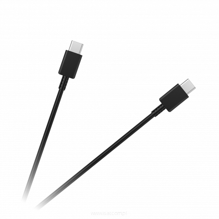Kabel USB typu C - USB typu C 100 cm czarny