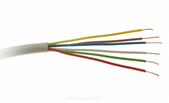 Kabel przewód YTDY 6x0,5mm rolka 100m telekomunikacyjny alarmowy domofonowy