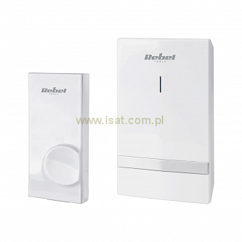 Dzwonek bezprzewodowy do drzwi 230V 48 melodii do 100m IP44