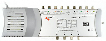 Multiswich Triax 9/4 TMS 9x4 P + zasilacz (2 satelity 4 wyjścia)