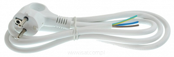 kabel+wtyk/UZ-1,5m/biały