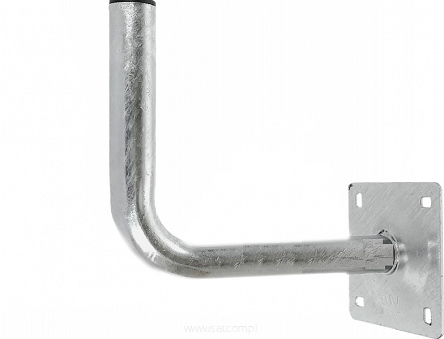 Uchwyt antenowy ścienny murowy 30cm czołowy US 38/300 Corab gięty
