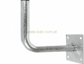 Uchwyt antenowy ścienny murowy 30cm czołowy US 38/300 Corab gięty