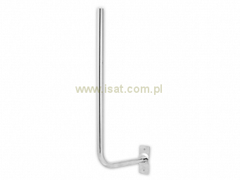 Uchwyt anteny siatkowej stojak typu L ocynk 55cm 25/550