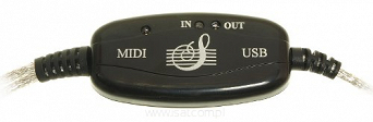 konwerter USB MIDI in/out