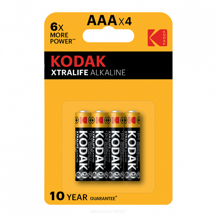 Bateria alkaliczna LR6 (AA), 4 szt., blister, XTRALIFE, KODAK