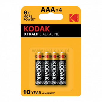 Bateria alkaliczna LR6 (AA), 4 szt., blister, XTRALIFE, KODAK