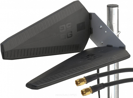 Zespól anten L5G MIMO do modemów 5G/4G/3G z przewodami 2x10m wtyki SMA