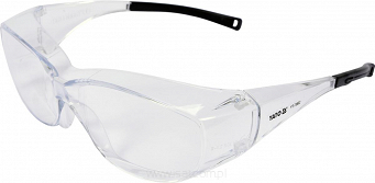 Okulary ochronne bezbarwne typu FIT-OVER poliwęglan Yato