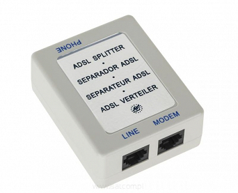 Filtr internetowy ADSL EDC do sieci telefonicznej