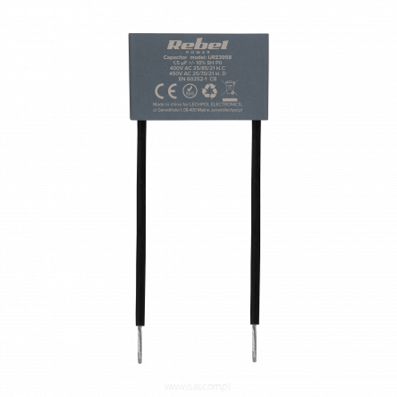 Kondensator rozruchowy MKSP-8 o pojemności 1,5uF 450V do silników jednofazowych