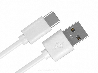 Kabel wtyk USB - wtyk USB micro C długość 2,0m biały