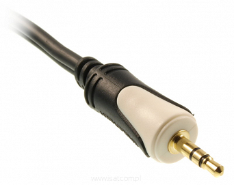 Przewód kabel audio słuchawkowy Jack 3,5mm wtyk - wtyk długość 3m seria Basic