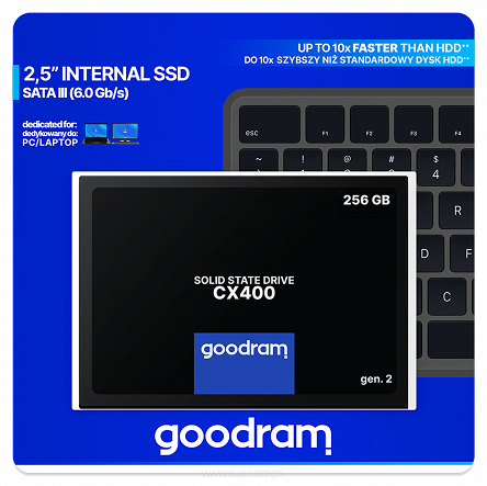 Dysk SSD Goodram CX400 256GB 2,5