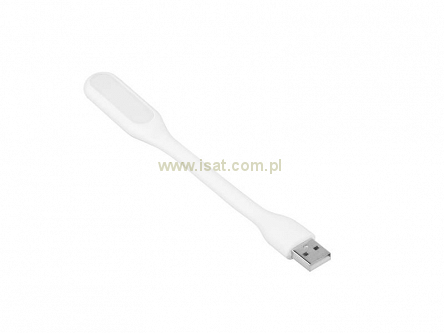 Lampka 6 Led USB biała