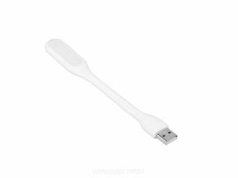 Lampka 6 Led USB biała