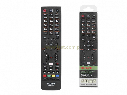 Pilot uniwersalny TV LCD/LED RM-L1316 SMART NETFLIX 