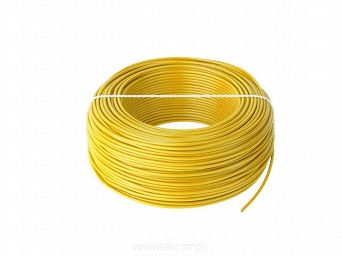 Kabel LgY 1x0,75mm H05V-K przewód żółty
