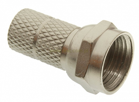 Wtyk satelitarny F nakręcany 4,8mm RG58 
