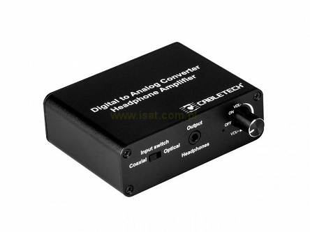 konwerter DAC audio Toslink/RCA +MJS