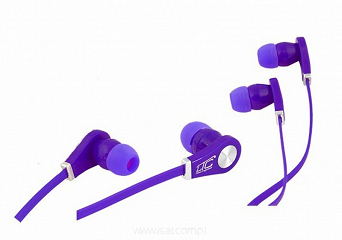 Słuchawki douszne LTC63 fioletowe