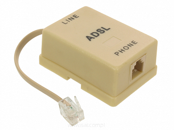 Filtr telefoniczny ADSL x1 telefon