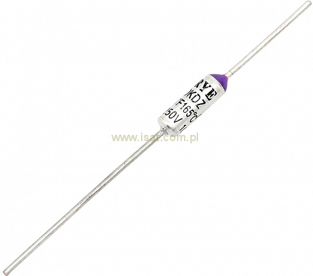 Bezpiecznik termiczny 10A 165st.C 250V SF165E