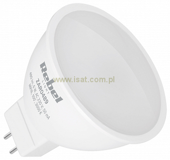 Lampa LED o mocy 6W trzonek MR16 540lm 3000K zasilanie 230V