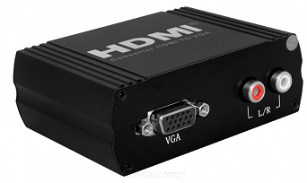 konwerter HDMI na VGA+audio