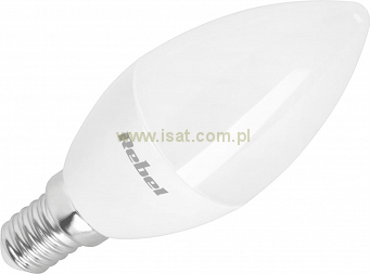 Żarówka LED świeca o mocy 6W E14 światło neutralne