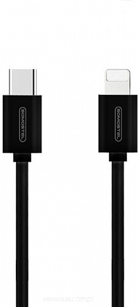 Kabel USB do iPhone 18W 5A Apple Lightning 1,2m USB-C czarny