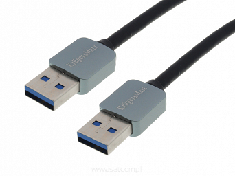 Przewód USB3.0 wtyk-wtyk typu A 1m K&M