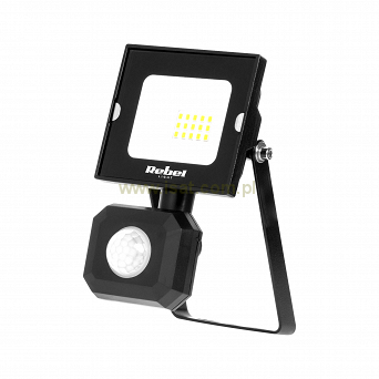Reflektor LED 10W z sensorem ruchu i zmierzchu, 4000K, zasilanie halogena 230V
