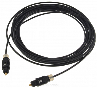Cyfrowy optyczny kabel audio SPDIF Toslink 5m