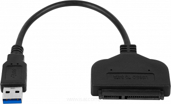 Adapter USB 3.0 wtyk na wtyk SATA do dysku HDD / SSD 2,5"