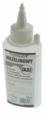 olej wazelinowy z podręczną oliwiarką 100ml do smarowania