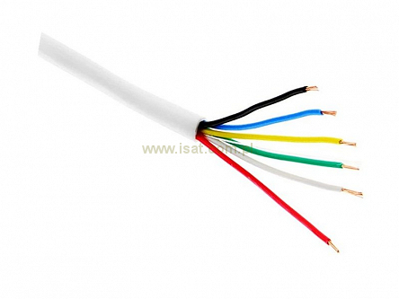 Kabel alarmowy domofonowy YTLY 6*0,5mm2 Cu Alarm-flex 100mb