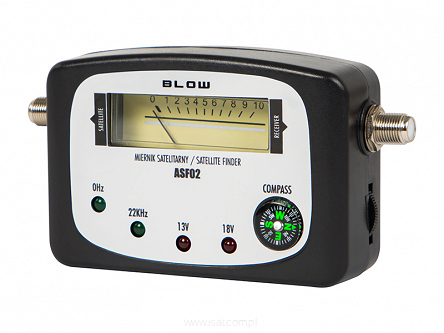 Satfinder analogowy uniwersalny, wskaźnik do ustawienia anteny satelitarnej