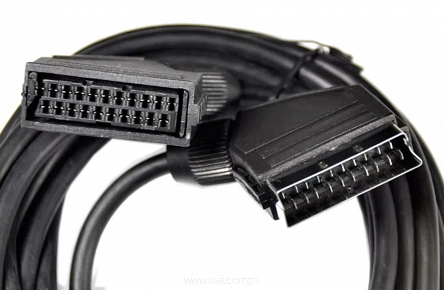 Przedłużacz  EURO Scart - gniazdo EURO Scart  2,5m