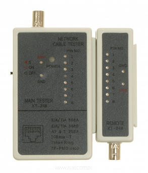 Tester skrętki i przewodów koncentrycznych ST248