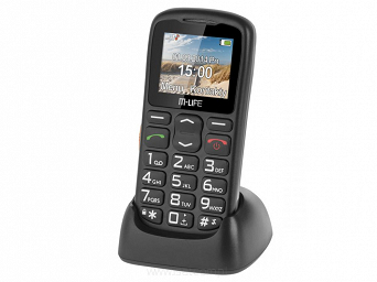 Telefon GSM dla Seniora M-LIFE ML0639 czarny