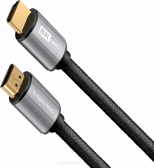 Kabel przewód HDMI - HDMI v2.1 8K 90cm KrugerMatz Ultra High Speed