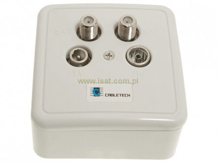 gniazdo RTV-SATx2 końcowe CT