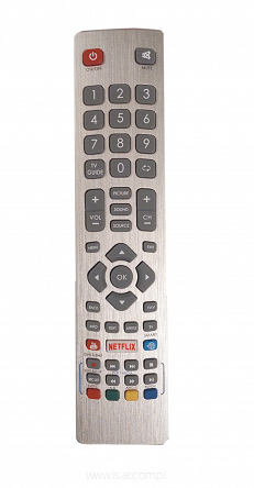 Pilot uniwersalny BLAUPUNKT, TECHNIKA, SHARP. srebrny