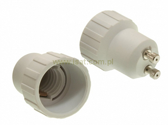 Adapter gwintu żarówki GU10 na E14