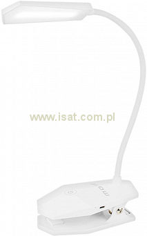 Lampa LED na biurko z klipsem bezprzewodowa
