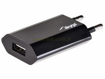 Ładowarka sieciowa 1xUSB 1000mA 5W Akyga AK-CH-03BK
